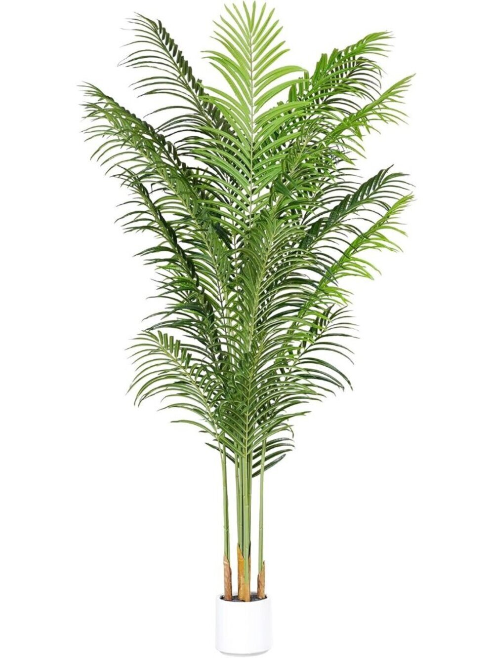 Faux Palm Tree 6.6Ft Tall Artificial Plants Indoor Silk Green Floor Big Large